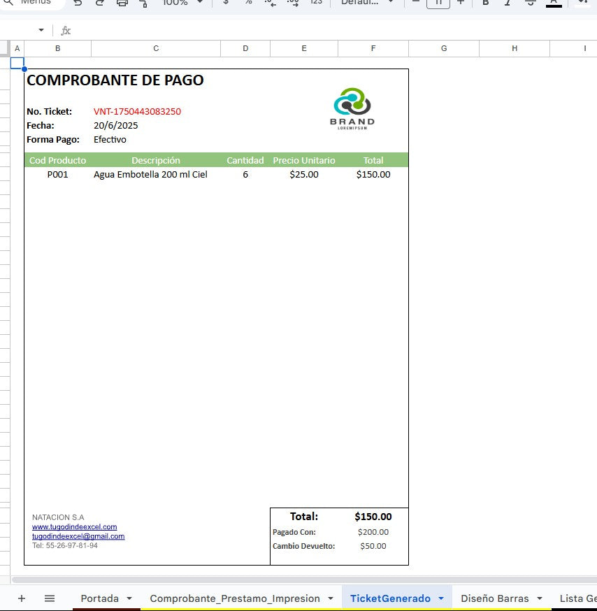 Sistema para Centro Deportivo en Google Sheets Permanente (Multiusuarios) 2025 (AppScript + HTML)