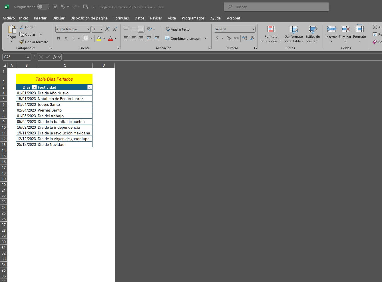 Plantilla para Cotizaciones de Servicios 2025 (Guardado Automático en Carpeta y Libro Excel)