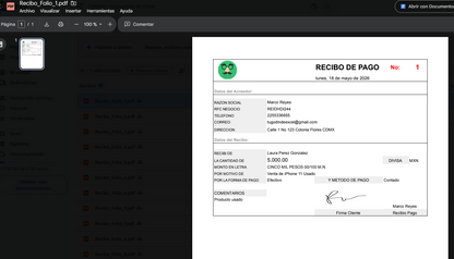 Generador de Recibos de Pago Multiplataforma/Multiusuarios 2026