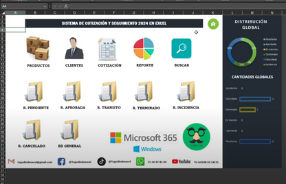 Sistema de Cotización y Seguimiento en Excel 2024