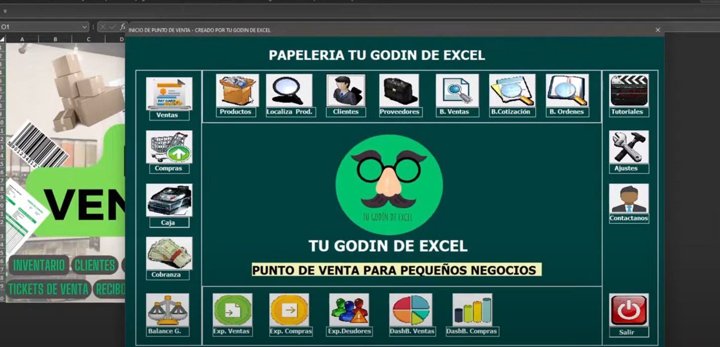 Plantilla Punto de Venta en Excel Liberada 2022