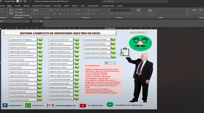 Sistema Completo de Inventario 2023 Pro en Excel