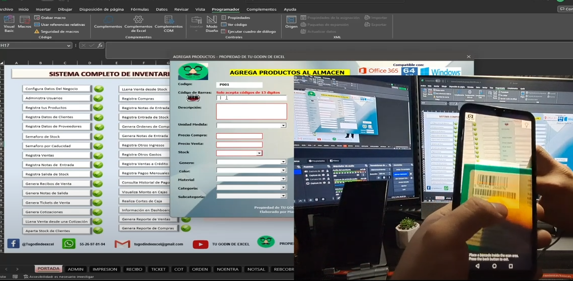 Sistema Completo de Inventario 2023 Pro en Excel – TU GODIN DE EXCEL
