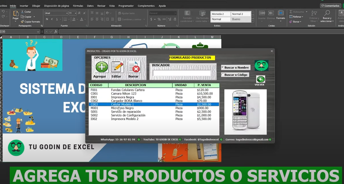 Sistema de Cotizaciones en Excel PRO 2022