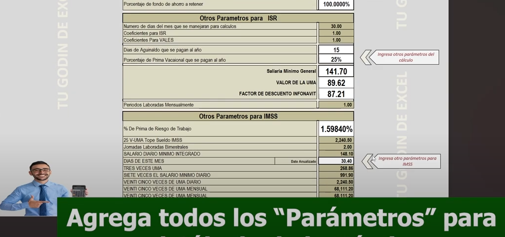 Calculadora de Nómina Completa 2024 en Excel