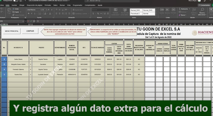 Calculadora de Nómina Completa 2024 en Excel