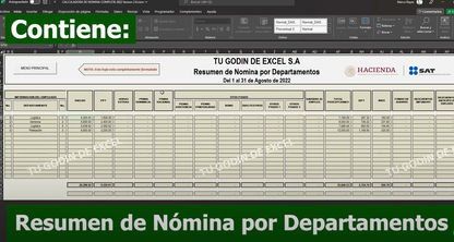 Calculadora de Nómina Completa 2024 en Excel