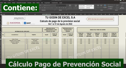 Calculadora de Nómina Completa 2024 en Excel