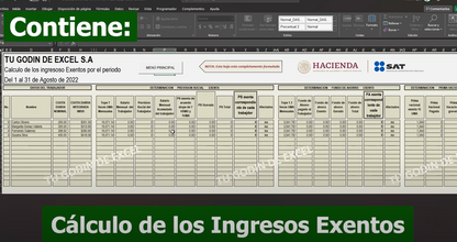 Calculadora de Nómina Completa 2024 en Excel