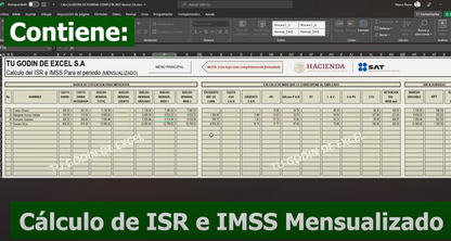 Calculadora de Nómina Completa 2024 en Excel