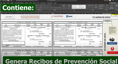 Calculadora de Nómina Completa 2024 en Excel