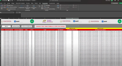 Lector de archivos XML de Nómina en Excel 2024