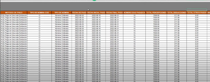 Lector de archivos XML de Nómina en Excel 2024