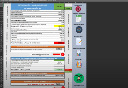 Calculadora de Impuesto P.F Empresarial 2024