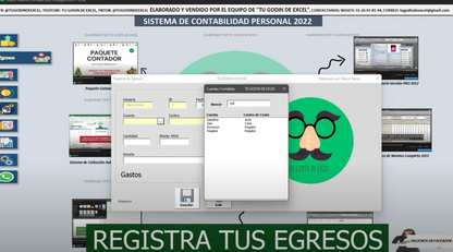 Sistema de Ingresos y Egresos Básico en Excel