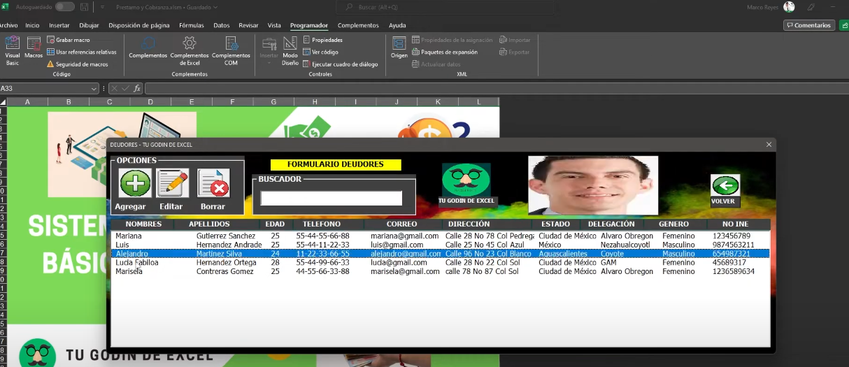 Sistema de Préstamos y Cobranzas en Excel