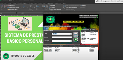 Sistema de Préstamos y Cobranzas en Excel