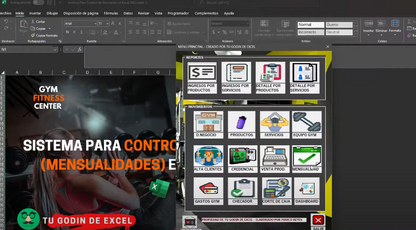 Sistema para Control de Gimnasios en Excel