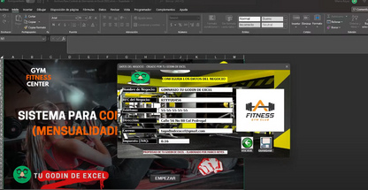 Sistema para Control de Gimnasios en Excel