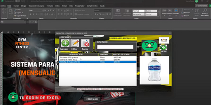Sistema para Control de Gimnasios en Excel