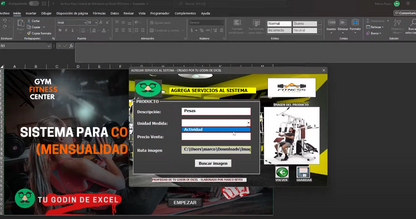 Sistema para Control de Gimnasios en Excel