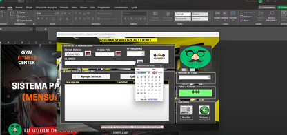 Sistema para Control de Gimnasios en Excel