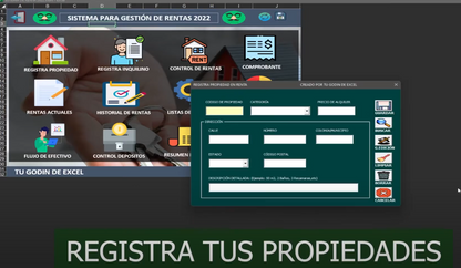 Sistema Para Gestión de Rentas en Excel