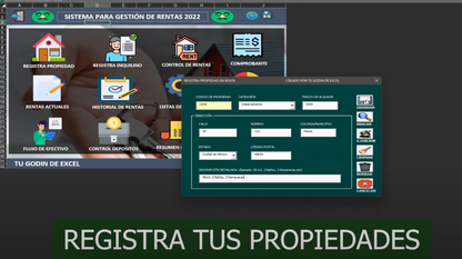 Sistema Para Gestión de Rentas en Excel