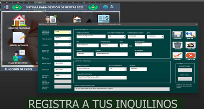 Sistema Para Gestión de Rentas en Excel