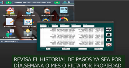Sistema Para Gestión de Rentas en Excel