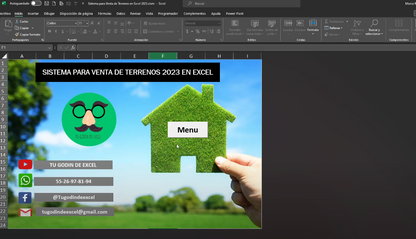 Sistema para Venta de Terrenos en Excel 2023
