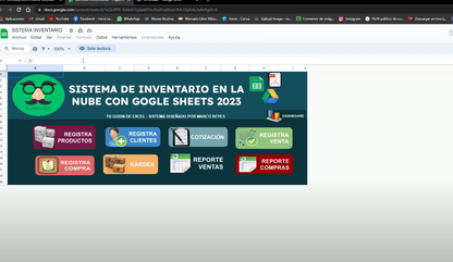 Sistema de Inventario en Google Sheets 2023