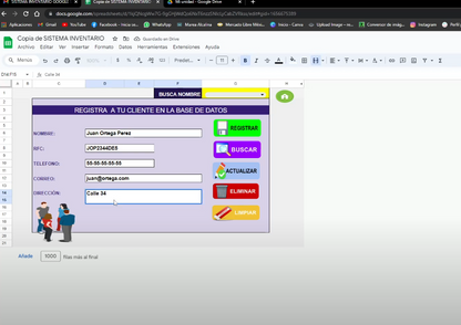 Sistema de Inventario en Google Sheets 2023