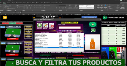 Sistema para Renta de Video Juegos en Excel