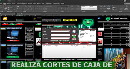 Sistema Básico para Café Internet en Excel