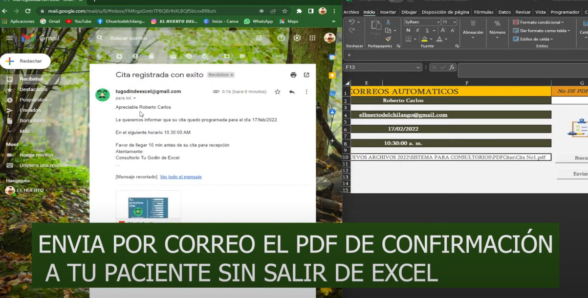 Sistema Básico Para Pequeños Consultorios en Excel