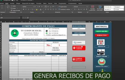 Sistema Básico Para Pequeños Consultorios en Excel