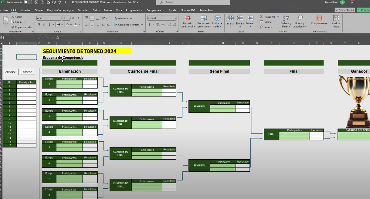 Plantilla Seguimiento de Torneo 2024