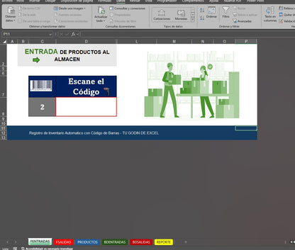 Registro y Control Automático de Inventario con Código Barras 2024