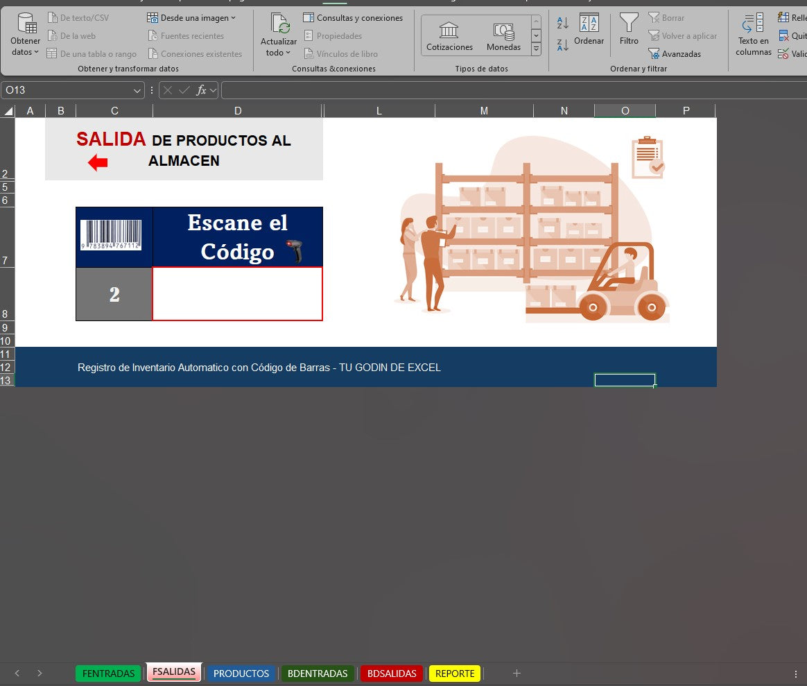 Registro y Control Automático de Inventario con Código Barras 2024