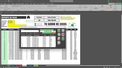 Sistema para Control de Recibos en Excel 2025