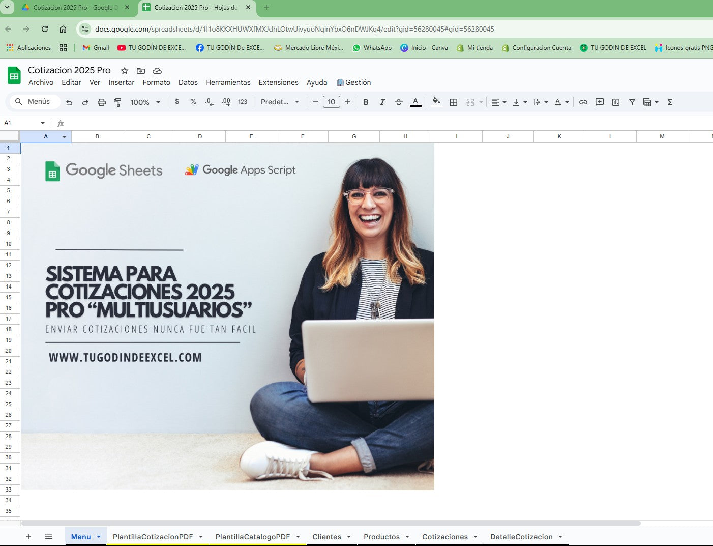 Sistema de Cotizaciones 2025 Pro "Multiusuarios" (AppScript + HTML)