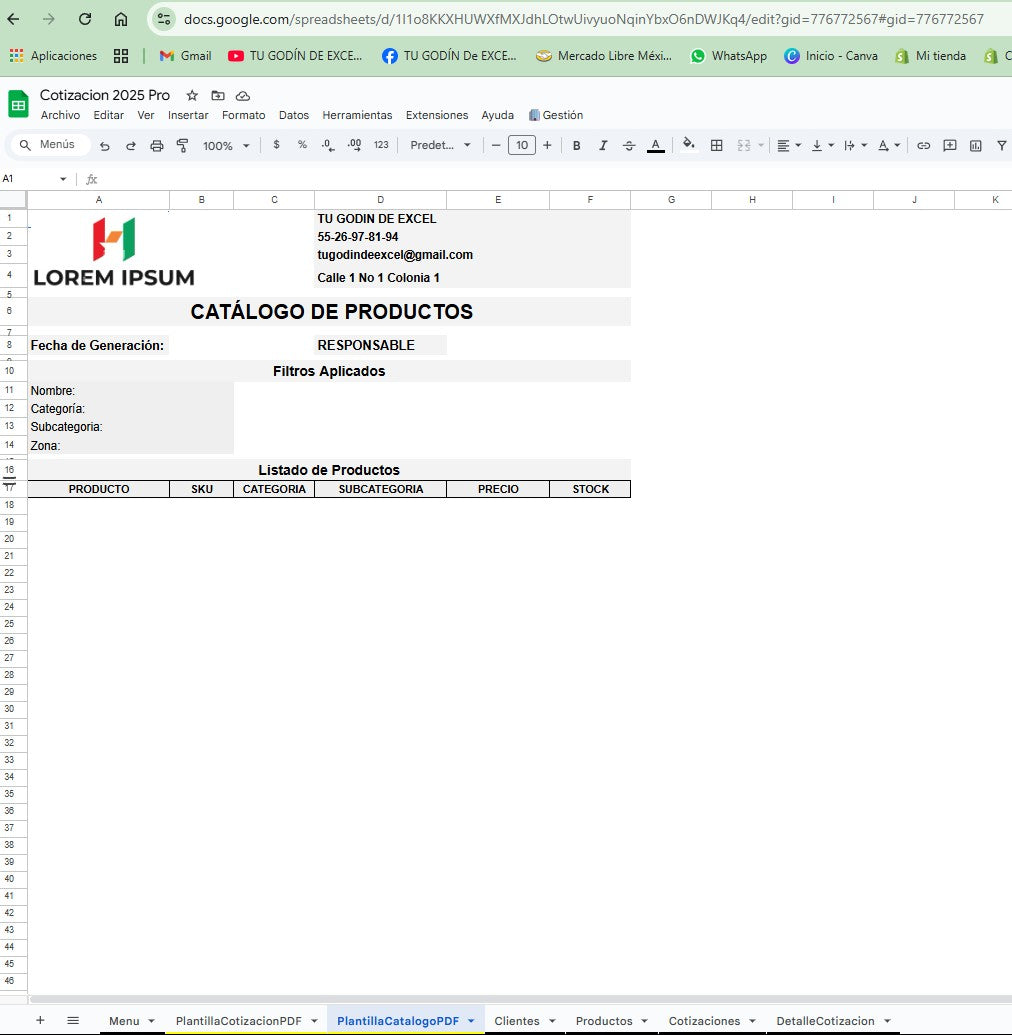 Sistema de Cotizaciones 2025 Pro "Multiusuarios" (AppScript + HTML)