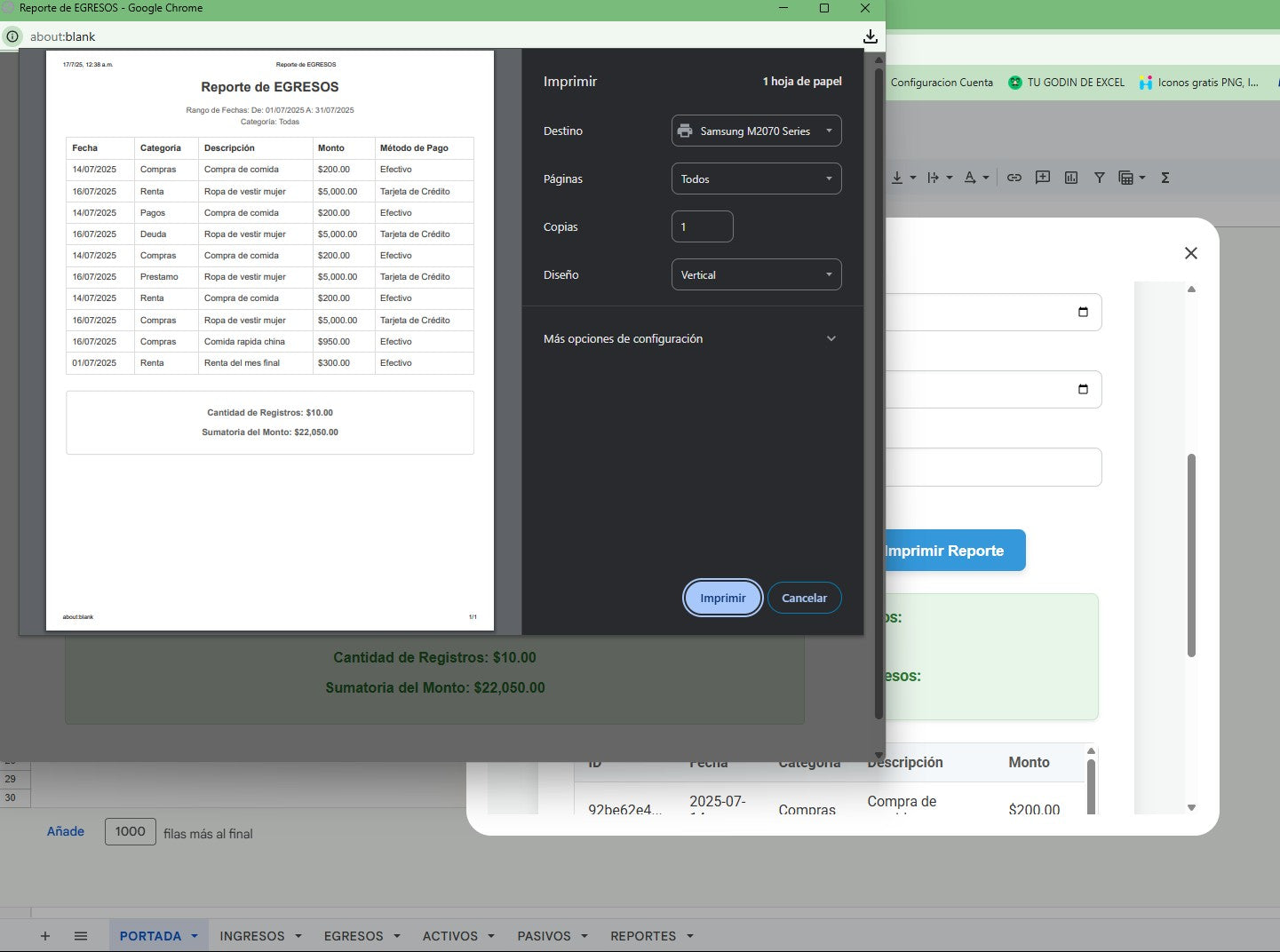 Finanzas Personales Pro 2025 Google Sheets "Multiusuarios"