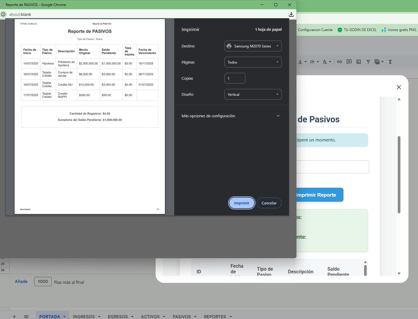 Finanzas Personales Pro 2025 Google Sheets "Multiusuarios"