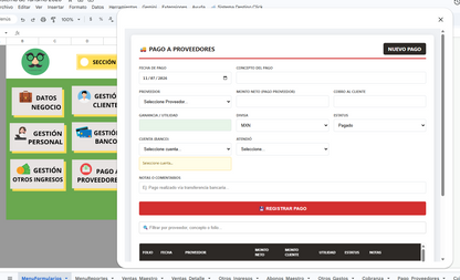 Sistema para Agencia Turistica en Google Sheets 2026 ¡Multiusuarios!