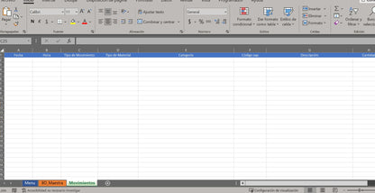 Sistema de Inventario con Generador de QR en Excel 2026 (Entradas y Salidas automáticas)