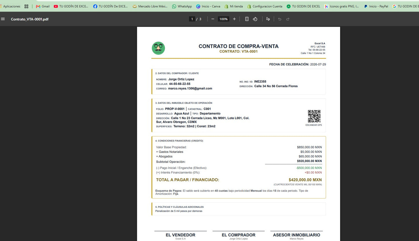 Sistema para Inmobiliarias Multiplataformas ¡Permanente! - Gestión de Venta/Renta de Propiedades y Terrenos 2027