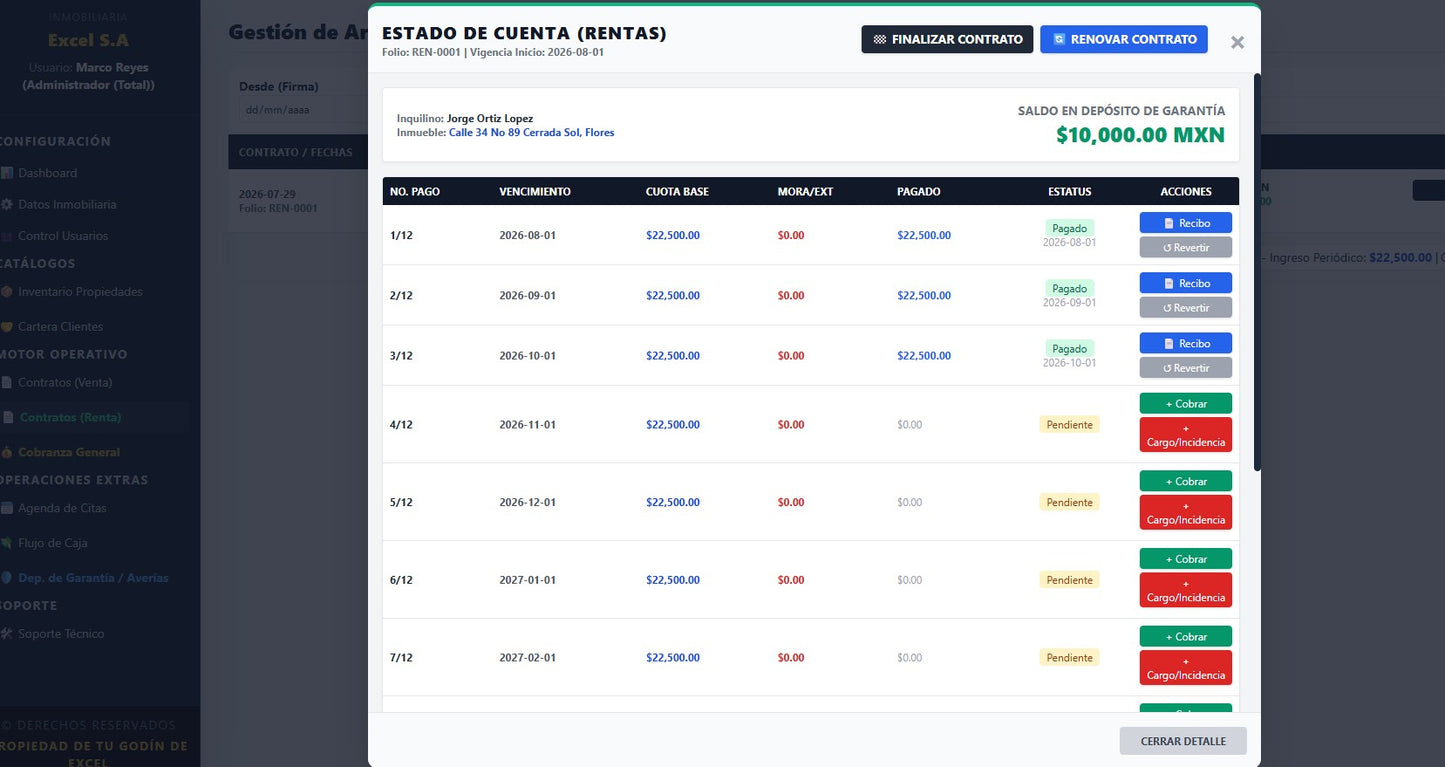 Sistema para Inmobiliarias Multiplataformas ¡Permanente! - Gestión de Venta/Renta de Propiedades y Terrenos 2027