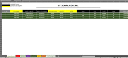 Plantilla para Control y Seguimiento de Fletes en Excel 2023